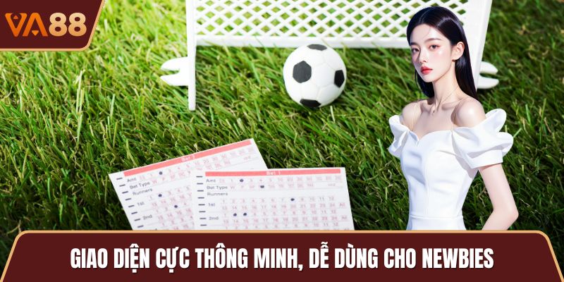 Giao diện cực thông minh, dễ dùng cho newbies